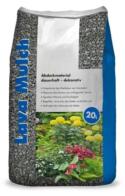 Produktbild von Hamann Lava-Mulch Anthrazit 2-8 mm 20 l