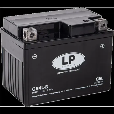 Image de Batterie gel Landport LB4L-B 12V A (format 4AH) (SLA 12-4S)