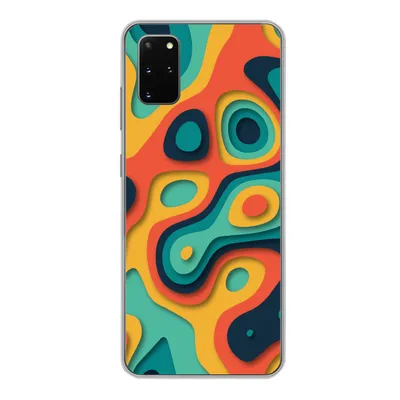 Produktbild von MuchoWow® Handyhülle Schutzhülle Hülle für Samsung Galaxy S20 Plus Kreis - Muster - Farben Silikon Softcase Handy Hülle - Hartschale