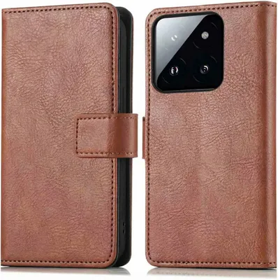 Image de imoshion Luxe Bookcase pour le Xiaomi 14T Pro - Marron