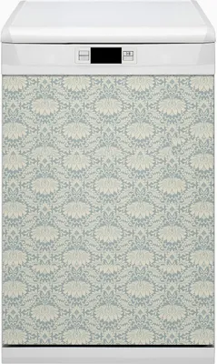 Produktbild von Küche Magnet für Spülmaschine  Abwaschbar 45x80 cm Geschirrspüle  - Vintage -Muster