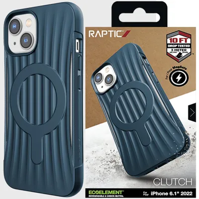 Productafbeelding van Raptic X-Doria hoesje, behuizing, etui, cover met MagSafe voor iPhone 14+, blauw