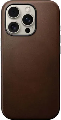 Zdjęcie produktu dla Nomad NM01696285, Pokrowiec, Apple, iPhone 16 Pro, 16 cm (6.3"), Brązowy