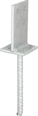 Produktbild von Alberts T-Pfostenträger zum Einbetonieren feuerverzinkt Steggröße 130 x 80 mm Betonanker 200 mm