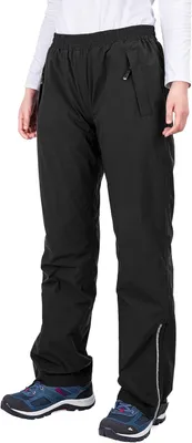 Produktbild von Damen Regenhose, wasserdicht und atmungsaktiv, leichte Trekkinghose, für Outdoor-Aktivitäten