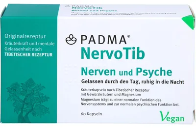 Produktbild von PADMA NervoTib Kapseln fördert starke Nerven, 60 St. Kapseln