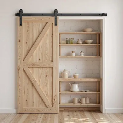 Immagine prodotto di Azomor: sistema di porte scorrevoli robusto con ruote silenziose e facile da installare