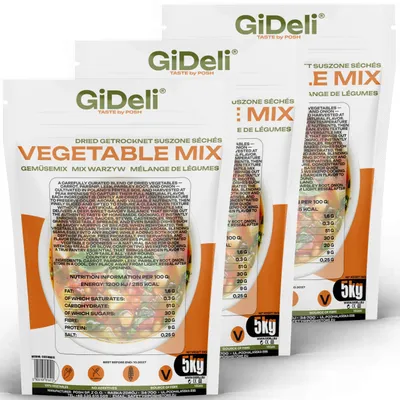 Obrázek produktu pro Koření do polévky 15 kg, zeleninový vývar, bez soli, sušené, veganské, přírodní, GiDeli