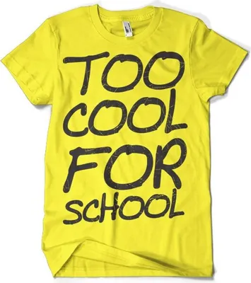 Produktbild von Too Cool For School T-Shirt - XX-Large - Yellow