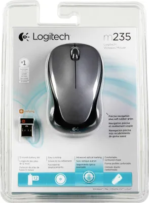 Image de Logitech M235 - Souris - pour droitiers - optique - sans fil - 2.4 GHz