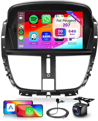 Produktbild von Android 2DIN Autoradio – Multimediasystem – Navigationsgerät – Touchscreen-Radio – Bluetooth-Empfänger
