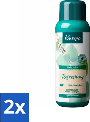 Productafbeelding van Kneipp - Badschuim - Munt-Eucalyptus - Verfrissend - 400 ml - Voordeelverpakking - 2 stuks