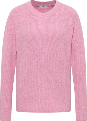 Produktbild von Cecil (304) NOS_Cosy rib-mix sweater, dark blossom melange 16965 16965 XL