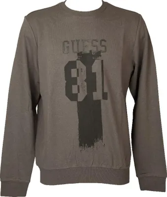 Produktbild von GUESS Herren-Sweatshirt, Langarmshirt aus reiner Baumwolle mit aufgedrucktem Logo, Artikel X3BQ20K8D30, US XXL-MEX/ES EGG - UK 44 - EUR 54 -IT XXL-CAN TTG, Cotone 100%