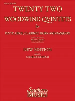 Obrázok produktu pre 22 Woodwind Quintets - New Edition