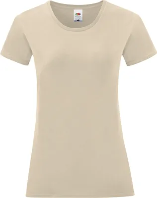 Image de Fruit of the Loom - T-shirt « Iconic 150 » pour femmes FK2487 (S) (Naturel)