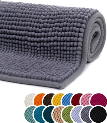 Produktbild von liebling - Badteppich, 70 x 120 cm, Fußbodenheizung geeignet, 100% Mikrofaser, anthrazit