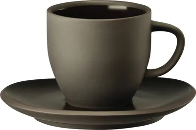 Produktbild von Rosenthal Junto Slate Grey Kaffeetasse mit Untertasse Set2