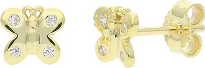 Produktbild von JuwelmaLux Ohrstecker Schmetterlinge 333 Gold mit Zirkonia JL14-06-0234