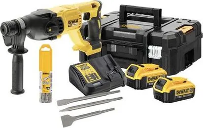 Image de Perforateur SDS-plus 2,6J 18V DEWALT DCH133M2K-FR avec coffret et 2 batteries 4,0 Ah