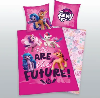 Immagine prodotto di Herding My little Pony Biancheria da letto con cerniera di marca / con cerniera di marca 80/80+135/200 cm