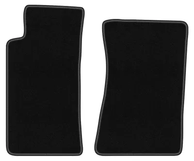 Image de Tapis de sol en moquette pour Mazda MX-5 II NB 1998-2005 (cabriolet) – jeu 4 pièces, noirs, sur mesure – Wielganizator BASIC