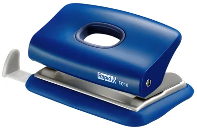 Image de Rapid FC10 perforateur papier 10 feuilles Bleu