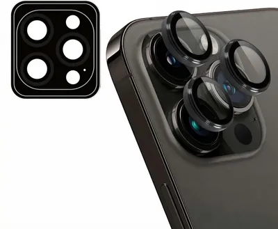 Image de imoshion 2 Pack Camera lens protector voor de Apple iPhone 15 Pro / 15 Pro Max - Zwart