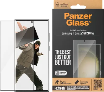 Immagine prodotto di PanzerGlass ® Screen Protector Samsung Galaxy S24 Ultra | Ultra-Wide Fit w. EasyAligner