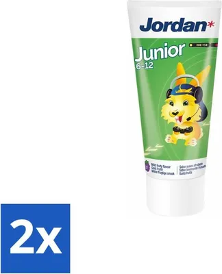 Image de Jordan Junior dentifrice (6-12 ans) 50 ml - paquet avantage - 2 pièces