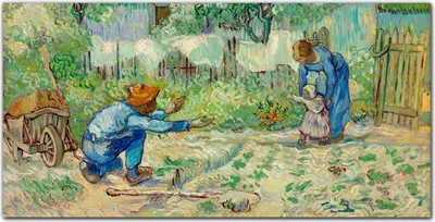 Produktbild von Coloray Bild aus Leinwand 120x60 Leinwand Dekoration - Erste Schritte Van Gogh