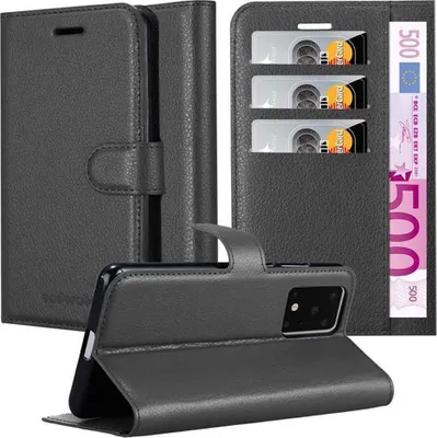Immagine prodotto di Cadorabo custodia per Samsung Galaxy S20 ULTRA custodia protettiva in nero custodia per cellulare cover chiusura magnetica