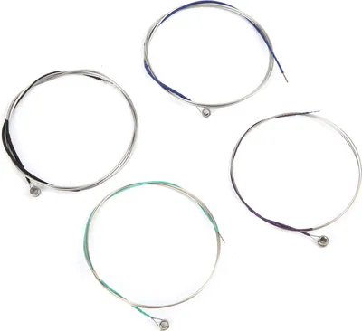 Image de Cordes pour alto,Jeu de cordes pour violon,Corde à boule nickelée,Corde en cuivre-nickel,Corde filée maillechort,Accessoires pour instruments de musique