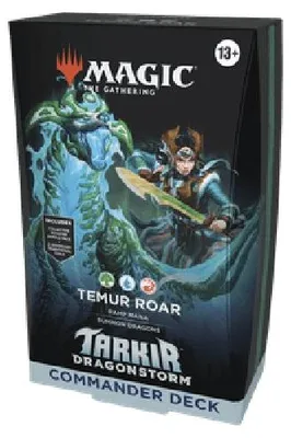 Produktbild von Magic: The Gathering Commander: Tarkir: Dragonstorm: Temur Roar Commander D