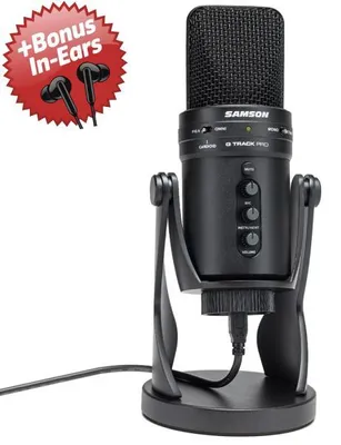 Obrázok produktu pre Samson USB mikrofón G-Track Pro + bonusové slúchadlá do uší