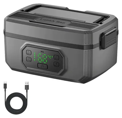 Zdjęcie produktu dla Przenośna elektryczna lunchbox z funkcją podgrzewania do pracy i kempingu