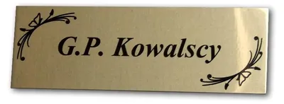 Produktbild von GRAVTEC Türschild Aluminium 12x4 cm individuell graviert