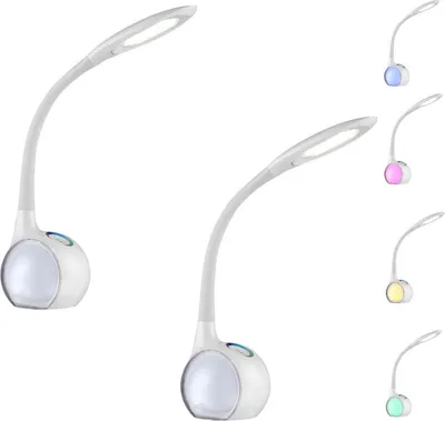 Produktbild von 2Stk Globo Flex LED Schreibtischlampen TARRON Touchdimmer Farbwechsel, Leselampe