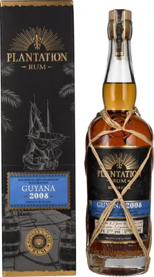 Produktbild von Plantation Rum GUYANA Red Pineau des Charentes Maturation 2008 47,6% Vol. 0,7l in Geschenkbox