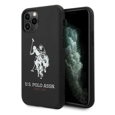 Image de Us Polo Ushcn65Slhrbk Iphone 11 Pro Maxczarny/Noir Collection Silicone