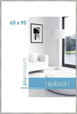 Produktbild von nielsen Aluminium Bilderrahmen Classic, 60x90 cm, Silber Matt