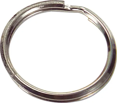 Obrázek produktu pro Poniklovaný kroužek na klíče 2,0x25x20 mm. (sáček s 300 kusy)