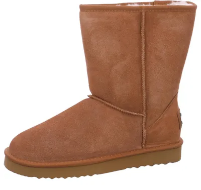 Produktbild von OOG  Damenschuhe Stiefel Gefüttert Braun Freizeit, Schuhgröße:38 EU