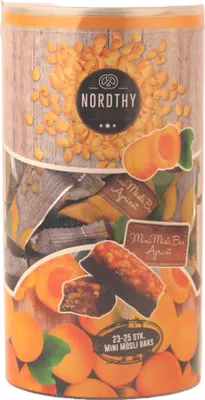 Produktbild von Nordthy Mini Müsli Bar Aprikose 23-25 Stk. 400g