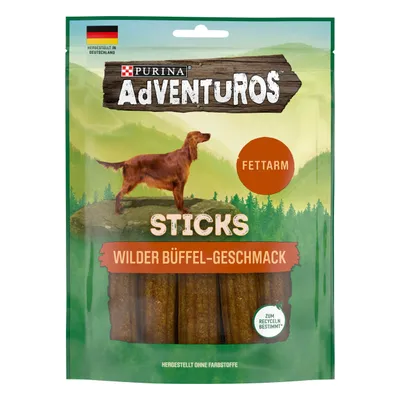 Produktbild von Purina Adventuros Sticks mit Büffel 120 g