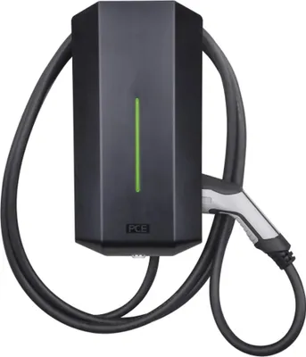 Produktbild von Elso Wallbox GLB, 22kW, 4,5m Kabel Typ2, DC-RCM, 1 Stk.
