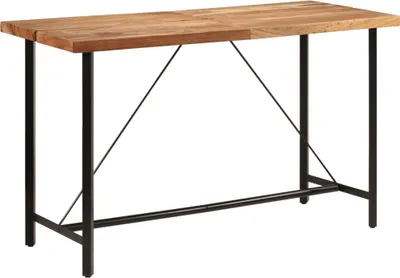 Produktbild von Bartisch 180x70x107 cm Massivholz Akazie und Eisen