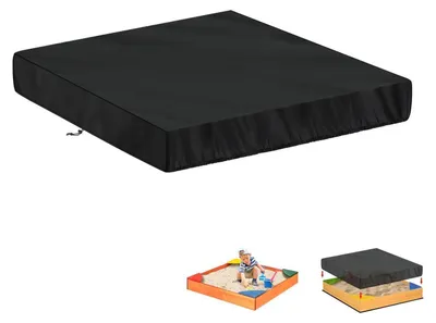 Productafbeelding van Zandbakafdekking, zeildoek, 100x100x20 cm, waterdicht, 420D Oxford, stofbestendig