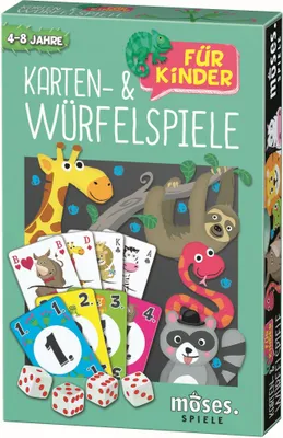 Produktbild von Karten- und Würfelspiele für Kinder