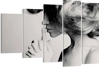 Produktbild von Bild auf Leinwand - Leinwandbild - Frau Modell - 150x100cm - Wand Bild - Wanddeko - Wandbilder - Leinwanddruck - Bilder - Kunstdruck - Wanddekoration - Leinwand bilder - Wandkunst - EG150x100-3546